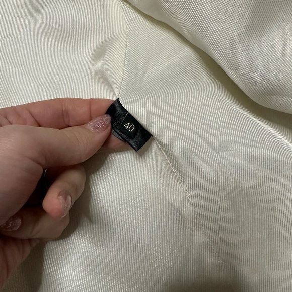 Barbara Bui Luxury Cream White Ready to Wear Blazer Sz 40 - Picture 7 of 7